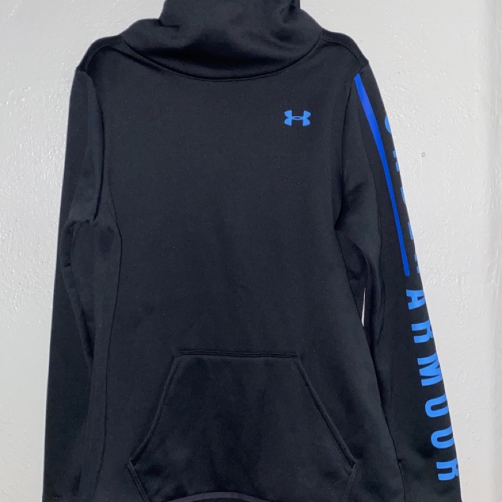 Under Armour Coldgear Black Turtleneck Hoodie